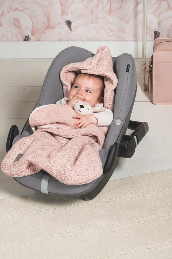 Jollein River Knit Pale Pink 3/5 Punts 0-9 Maanden Autostoel Voetenzak 025-811-65286 6 Jollein River Knit Pale Pink 3/5 Punts 0-9 Maanden Autostoel Voetenzak 025-811-65286 - Afbeelding 4