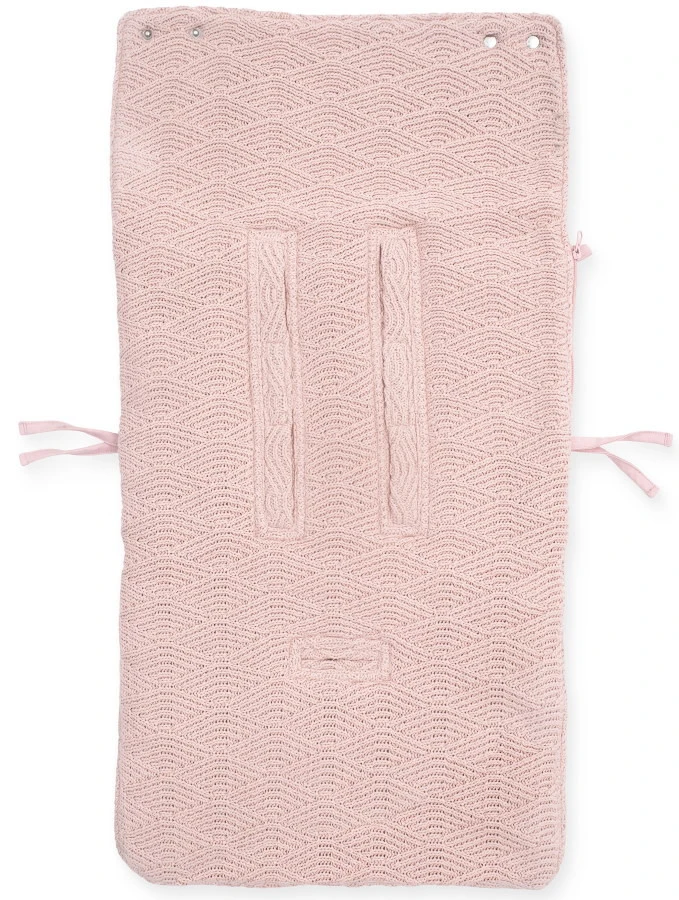Jollein River Knit Pale Pink 3/5 Punts 0-9 Maanden Autostoel Voetenzak 025-811-65286 5 Jollein River Knit Pale Pink 3/5 Punts 0-9 Maanden Autostoel Voetenzak 025-811-65286 - Afbeelding 3