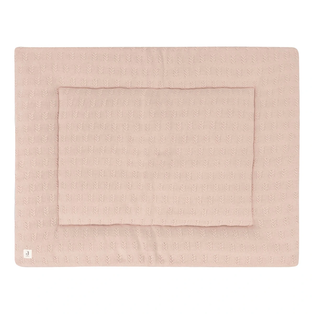 Jollein Grain Knit Wild Rose 75 X 95 Cm Boxkleed 017-512-67065