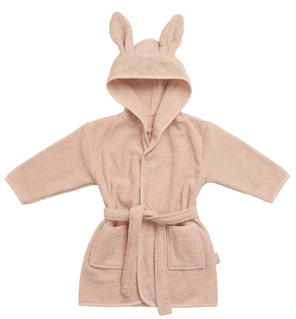 Jollein Pale Pink 3-4jr Badjas 060-809-00090 3 Jollein Pale Pink 3-4jr Badjas 060-809-00090