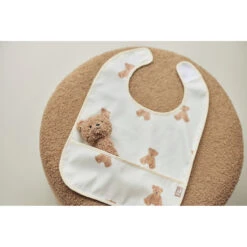 Jollein Teddy Bear 2-pack Waterproof Slabber 029-864-66095 -Dirkje || Jollein || bébé-jou Verkoopwinkel jollein teddy bear 2 pack waterproof slabber 029 864 66095 .5