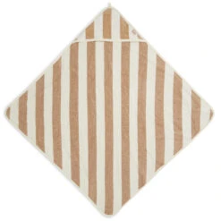 Jollein Terry Stripe Biscuit 75 X 75 Cm Badcape 534-514-67000 -Dirkje || Jollein || bébé-jou Verkoopwinkel jollein terry stripe biscuit 75 x 75 cm badcape 534 514 67000 2