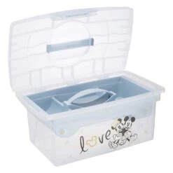 Keeeper Mickey Mouse Blauw Draagbare Opbergbox Met Organizer 1220268424700 -Dirkje || Jollein || bébé-jou Verkoopwinkel keeeper mickey mouse blauw draagbare opbergbox met organizer 1220268424700 1
