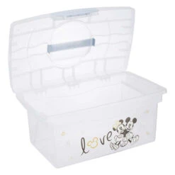Keeeper Mickey Mouse Blauw Draagbare Opbergbox Met Organizer 1220268424700 -Dirkje || Jollein || bébé-jou Verkoopwinkel keeeper mickey mouse blauw draagbare opbergbox met organizer 1220268424700 3