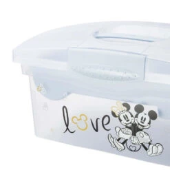 Keeeper Mickey Mouse Blauw Draagbare Opbergbox Met Organizer 1220268424700 -Dirkje || Jollein || bébé-jou Verkoopwinkel keeeper mickey mouse blauw draagbare opbergbox met organizer 1220268424700 4