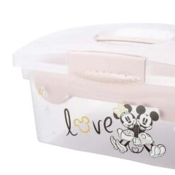Keeeper Minnie Mouse Roze Draagbare Opbergbox Met Organizer 1220258124700 -Dirkje || Jollein || bébé-jou Verkoopwinkel keeeper minnie mouse roze draagbare opbergbox met organizer 1220258124700 4