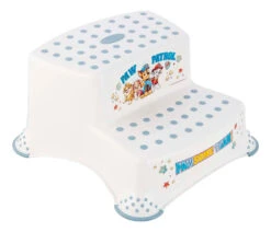 Keeeper PAW Patrol Wit/Blauw 2 Treden Opstapje 1003210029300 -Dirkje || Jollein || bébé-jou Verkoopwinkel keeeper paw patrol wit blauw 2 treden opstapje 1003210029300