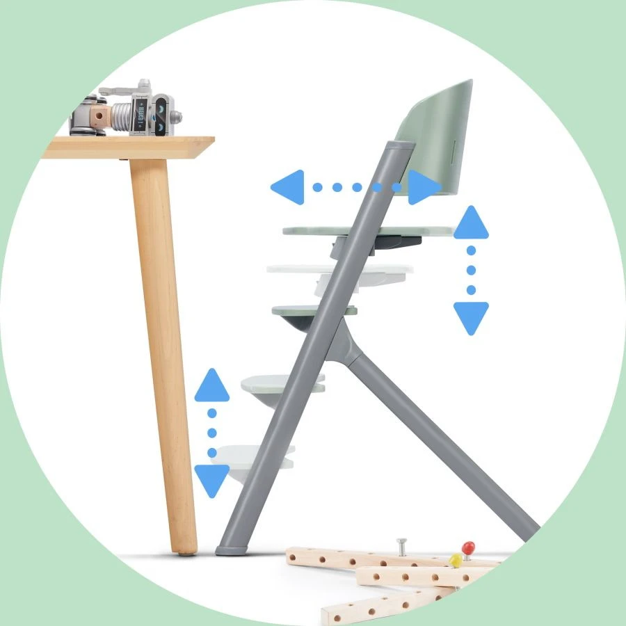 Kinderkraft Livy Oak 4-in-1 Meegroeistoel KHLIVY00WOD0000 8 Kinderkraft Livy Oak 4-in-1 Meegroeistoel KHLIVY00WOD0000 - Afbeelding 6