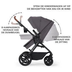 Kinderkraft A-Tour Dark Grey 3-in-1 Kinderwagen Incl. Autostoel KSATOU00DGR3000 -Dirkje || Jollein || bébé-jou Verkoopwinkel kinderkraft a tour dark grey 3 in 1 kinderwagen incl. autostoel ksatou00dgr3000 8