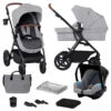 Kinderkraft A-Tour Light Grey 3-in-1 Kinderwagen Incl. Autostoel KSATOU00LGR3000 -Dirkje || Jollein || bébé-jou Verkoopwinkel kinderkraft a tour light grey 3 in 1 kinderwagen incl. autostoel ksatou00lgr3000 1