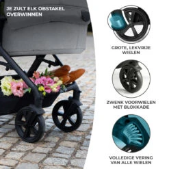 Kinderkraft A-Tour Light Grey 3-in-1 Kinderwagen Incl. Autostoel KSATOU00LGR3000 -Dirkje || Jollein || bébé-jou Verkoopwinkel kinderkraft a tour light grey 3 in 1 kinderwagen incl. autostoel ksatou00lgr3000 11