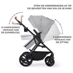 Kinderkraft A-Tour Light Grey 3-in-1 Kinderwagen Incl. Autostoel KSATOU00LGR3000 -Dirkje || Jollein || bébé-jou Verkoopwinkel kinderkraft a tour light grey 3 in 1 kinderwagen incl. autostoel ksatou00lgr3000 8