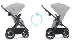 Kinderkraft B-Tour Silver Grey 3-in-1 Combi Kinderwagen Incl. Autostoel KSBTOU00LGR3000 -Dirkje || Jollein || bébé-jou Verkoopwinkel kinderkraft b tour 3 in 1 silver grey wandelwagen ksbtou00lgr3000 18 1920x1920