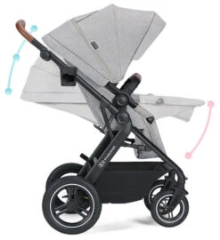 Kinderkraft B-Tour Silver Grey 3-in-1 Combi Kinderwagen Incl. Autostoel KSBTOU00LGR3000 -Dirkje || Jollein || bébé-jou Verkoopwinkel kinderkraft b tour 3 in 1 silver grey wandelwagen ksbtou00lgr3000 9 1920x1920