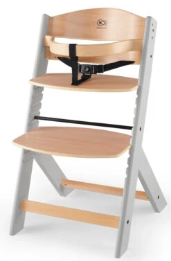 Kinderkraft Enock Grijs/Naturel Houten Meegroei Kinderstoel KKKENOCGRY0000 -Dirkje || Jollein || bébé-jou Verkoopwinkel kinderkraft enock grijs houten kinderstoel kkkenocgry0000 2