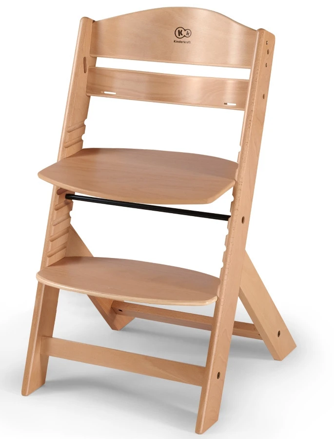 Kinderkraft Enock Naturel Houten Meegroei Kinderstoel KKKENOCNAT0000 4 Kinderkraft Enock Naturel Houten Meegroei Kinderstoel KKKENOCNAT0000 - Afbeelding 2