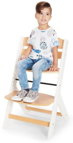 Kinderkraft Enock Grijs Meegroei Kinderstoel KKKENOCGRYF000 -Dirkje || Jollein || bébé-jou Verkoopwinkel kinderkraft enock wit meegroei kinderstoel kkkenocnat0000 6 1