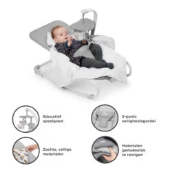 Kinderkraft Felio 2 Stone Grey Bouncer Wipstoel KBFELI20GRY0000 -Dirkje || Jollein || bébé-jou Verkoopwinkel kinderkraft felio 2 stone grey bouncer wipstoel kbfeli20gry0000 6