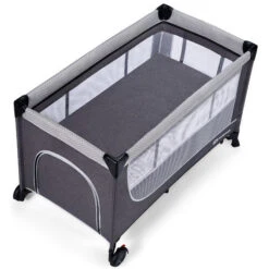Kinderkraft Leody Grey Campingbed KCLEOD00GRY0000 -Dirkje || Jollein || bébé-jou Verkoopwinkel kinderkraft leody campingbed 1920x1920 1