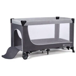 Kinderkraft Leody Grey Campingbed KCLEOD00GRY0000 -Dirkje || Jollein || bébé-jou Verkoopwinkel kinderkraft leody grey campingbed 1920x1920 2