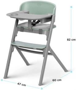 Kinderkraft Livy Olive Green 4-in-1 Meegroeistoel KHLIVY00GRE0000 -Dirkje || Jollein || bébé-jou Verkoopwinkel kinderkraft livy olive green 4