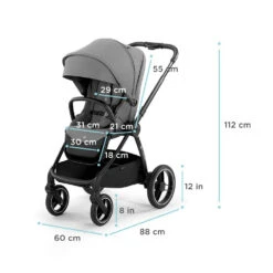 Kinderkraft Nea Deep Grey 2-in-1 Kinderwagen KSNEA000DGR2000 32 Kinderkraft Nea Deep Grey 2-in-1 Kinderwagen KSNEA000DGR2000 -Dirkje || Jollein || bébé-jou Verkoopwinkel kinderkraft nea 2 in 1 kinderwagen sfeer 5 1