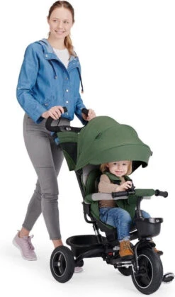 Kinderkraft Spinstep Green Driewieler KRSPST00GRE0000 -Dirkje || Jollein || bébé-jou Verkoopwinkel kinderkraft spinstep green driewieler krspst00gre0000 18 1