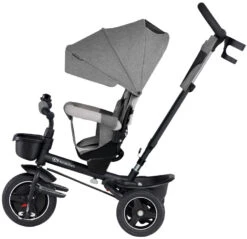 Kinderkraft Spinstep Platinum Grey Driewieler KRSPST00GRY0000 -Dirkje || Jollein || bébé-jou Verkoopwinkel kinderkraft spinstep platinum grey driewieler krspst00gry0000 2