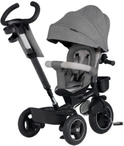 Kinderkraft Spinstep Platinum Grey Driewieler KRSPST00GRY0000 -Dirkje || Jollein || bébé-jou Verkoopwinkel kinderkraft spinstep platinum grey driewieler krspst00gry0000 3