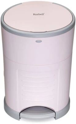 Korbell Pink Nappy Disposal System Luieremmer M250DSP -Dirkje || Jollein || bébé-jou Verkoopwinkel korbell luieremmer roze 1