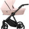 Kunert Ivento Black Smoky Pink 2-in-1 Kinderwagen IVE-11-BLACK -Dirkje || Jollein || bébé-jou Verkoopwinkel kunert ivento black smoky pink 2 in 1 kinderwagen ive 11 black 00