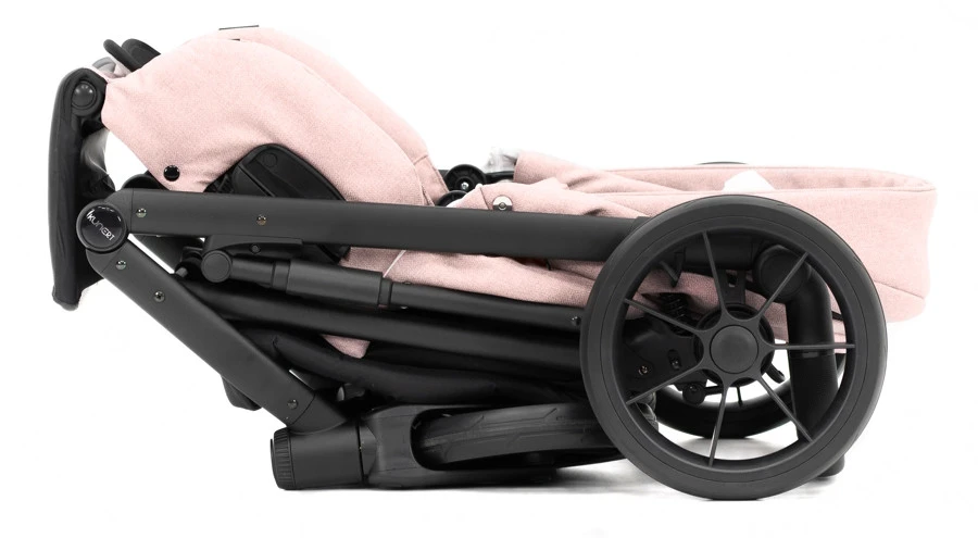 Kunert Ivento Black Smoky Pink 2-in-1 Kinderwagen IVE-11-BLACK 17 Kunert Ivento Black Smoky Pink 2-in-1 Kinderwagen IVE-11-BLACK - Afbeelding 15