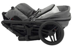 Kunert Lazzio Black Eco-Leather 2-in-1 Kinderwagen LAZ-11-BLACK -Dirkje || Jollein || bébé-jou Verkoopwinkel kunert lazzio 2 in 1 kinderwagen laz 11 10