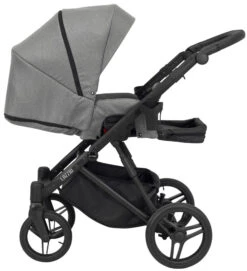 Kunert Lazzio Black Eco-Leather 2-in-1 Kinderwagen LAZ-11-BLACK -Dirkje || Jollein || bébé-jou Verkoopwinkel kunert lazzio 2 in 1 kinderwagen laz 11 6