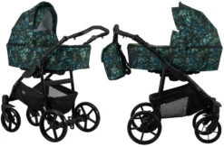 Kunert Mata Gold Black 2-in-1 Combi Kinderwagen MATA-10-GOLD -Dirkje || Jollein || bébé-jou Verkoopwinkel kunert mata 2 in 1 combi kinderwagen mata 10 6
