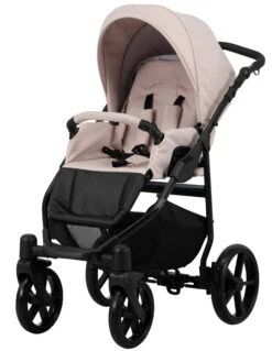 Kunert Mata Black Pink 2-in-1 Combi Kinderwagen MATA-06-BLACK -Dirkje || Jollein || bébé-jou Verkoopwinkel kunert mata black pink 2 in 1 combi kinderwagen mata 06 black 1
