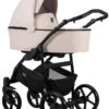 Kunert Mata Black Pink 2-in-1 Combi Kinderwagen MATA-06-BLACK