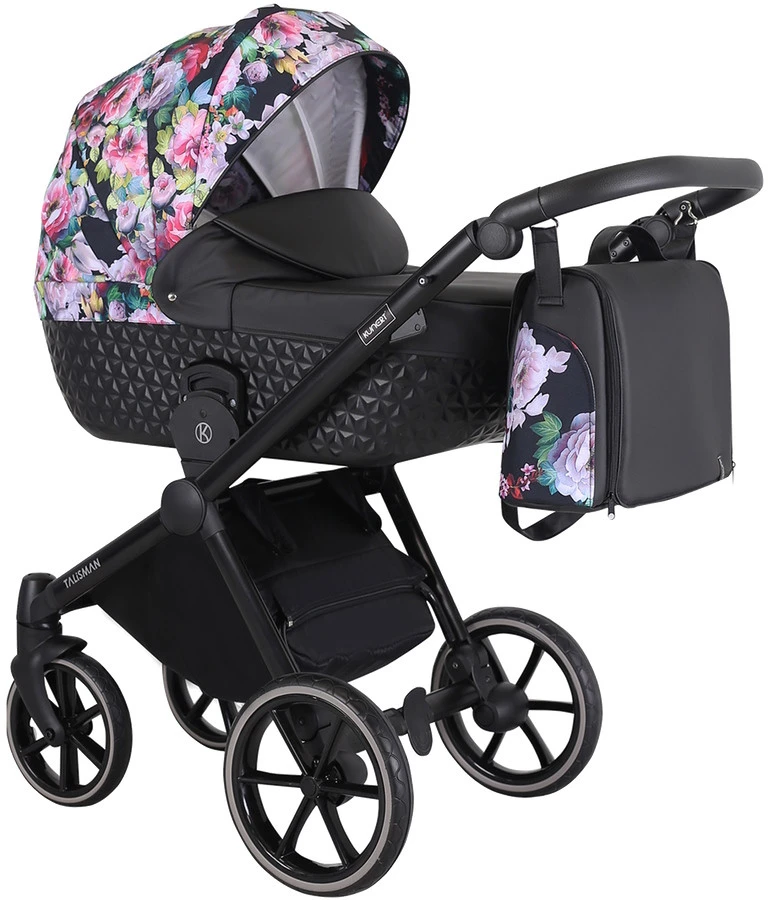 Kunert Talisman Black Flowers 2-in-1 Kinderwagen TA-01-BLACK 3 Kunert Talisman Black Flowers 2-in-1 Kinderwagen TA-01-BLACK