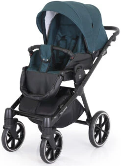 Kunert Talisman Black Green 2-in-1 Kinderwagen TA-04-BLACK -Dirkje || Jollein || bébé-jou Verkoopwinkel kunert talisman black green 2 in 1 kinderwagen ta 04 black 5 2