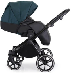Kunert Talisman Black Green 2-in-1 Kinderwagen TA-04-BLACK -Dirkje || Jollein || bébé-jou Verkoopwinkel kunert talisman black green 2 in 1 kinderwagen ta 04 black 8 2