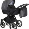 Kunert Talisman Black Pepper 2-in-1 Kinderwagen TA-06-BLACK -Dirkje || Jollein || bébé-jou Verkoopwinkel kunert talisman black pepper 2 in 1 kinderwagen ta 06 black