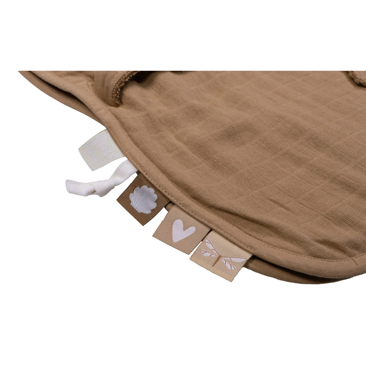 Label Label Toffee Brown Badstof/Hydrofiel Badjas LLTT-934680 6 Label Label Toffee Brown Badstof/Hydrofiel Badjas LLTT-934680 - Afbeelding 4