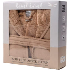 Label Label Toffee Brown Badstof/Hydrofiel Badjas LLTT-934680 15 Label Label Toffee Brown Badstof/Hydrofiel Badjas LLTT-934680 -Dirkje || Jollein || bébé-jou Verkoopwinkel lltt 934680 bath robe toffee brown 07
