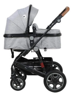 Lorelli Lora Cool Grey Elephants 3-in-1 Combi Kinderwagen Incl. Autostoel 1002128-2123D -Dirkje || Jollein || bébé-jou Verkoopwinkel lorelli lora cool grey elephants 3 in 1 3