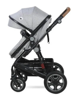 Lorelli Lora Cool Grey Elephants 3-in-1 Combi Kinderwagen Incl. Autostoel 1002128-2123D -Dirkje || Jollein || bébé-jou Verkoopwinkel lorelli lora cool grey elephants 3 in 1 5