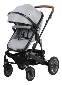 Lorelli Lora Cool Grey Elephants 3-in-1 Combi Kinderwagen Incl. Autostoel 1002128-2123D -Dirkje || Jollein || bébé-jou Verkoopwinkel lorelli lora cool grey elephants 3 in 1 6