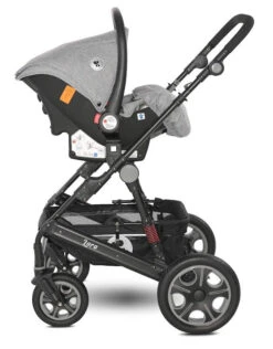 Lorelli Lora Cool Grey Elephants 3-in-1 Combi Kinderwagen Incl. Autostoel 1002128-2123D -Dirkje || Jollein || bébé-jou Verkoopwinkel lorelli lora cool grey elephants 3 in 1 8