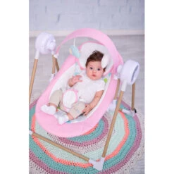 Lorelli Twinkle Beige Babyschommel 1009008-001 -Dirkje || Jollein || bébé-jou Verkoopwinkel lorelli twinkle pink babyswing 1009008 003 4
