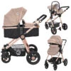 Lorelli Alexa Pearl Beige 3-in-1 Combi Kinderwagen Incl. Autostoel 1002129-2182D -Dirkje || Jollein || bébé-jou Verkoopwinkel lorelli alexa pearl beige 3 in 1 combi kinderwagen incl. autostoel 1002129 2182d