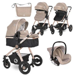 Lorelli Alexa Pearl Beige 3-in-1 Combi Kinderwagen Incl. Autostoel 1002129-2182D -Dirkje || Jollein || bébé-jou Verkoopwinkel lorelli alexa pearl beige 3 in 1 combi kinderwagen incl. autostoel 1002129 2182d 12